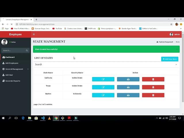 LARAVEL EMPLOYEE MANAGEMENT SYSTEM WITH FREE SOURCE CODE V1