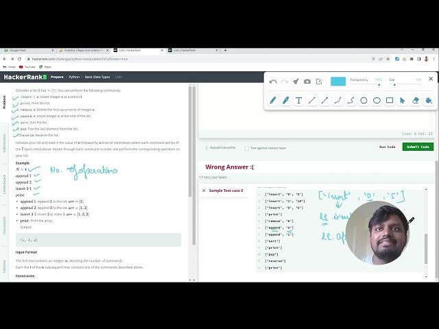 Hackerrank Solution | Python Lists| #11