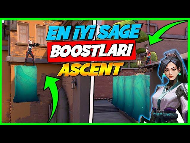 VALORANT BİLİNMEYEN EN İYİ SAGE BOOSTLARI VE DUVAR KULLANIMLARI - ASCENT SAGE TAKTİKLERİ