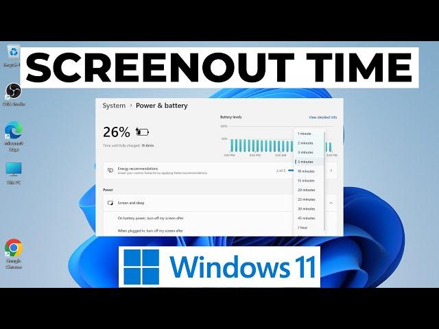 How to Change Screen Timeout in Windows 11