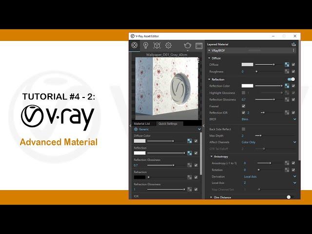 Vray For Sketchup #4/2 -  Advanced Material in vray for sketchup