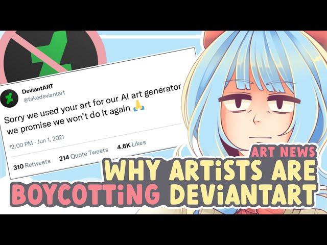 DeviantART Just Betrayed Its Whole Community. (DreamUp AI Controversy) || SPEEDPAINT + COMMENTARY