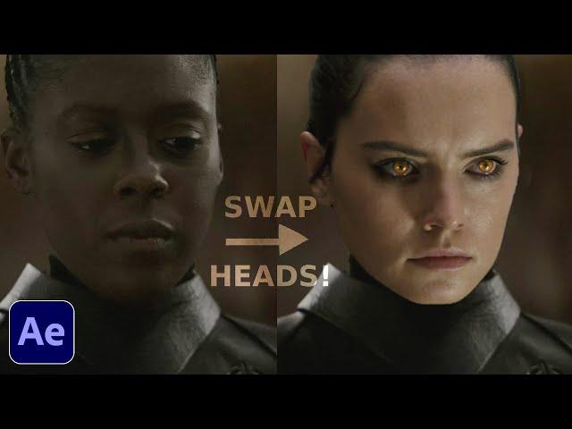 Swapping heads in After Effects! (advanced tutorial)