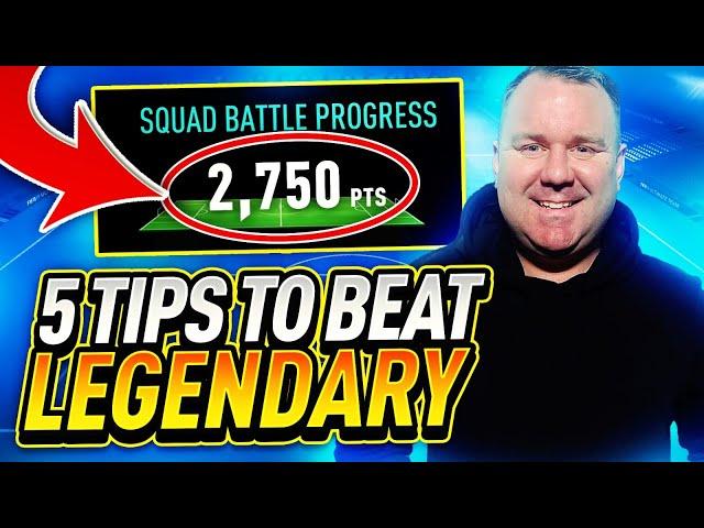 EAFC 24 - TOP 5 TIPS ON HOW TO BEAT LEGENDARY!!