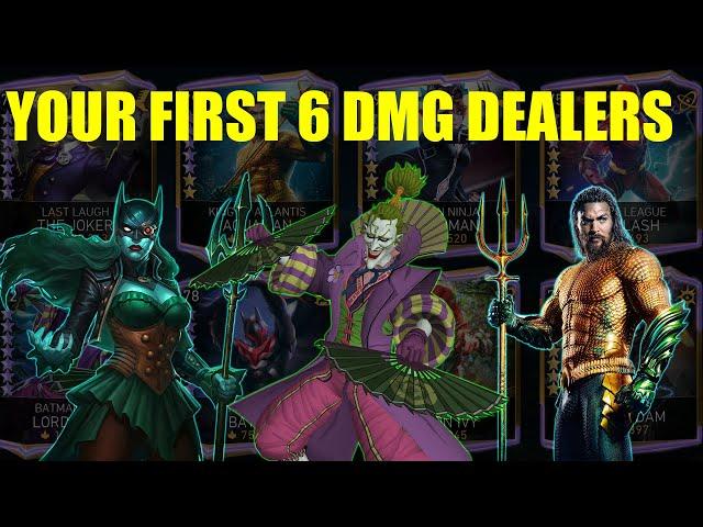 Probably Your First 6 DMG Dealers Injustice 2 Mobile