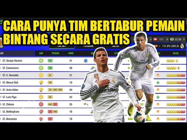 CARA MEMILIKI TIM BERTABUR PEMAIN BINTANG TANPA TOP UP/MENGELUARKAN BANYAK UANG | TOP ELEVEN