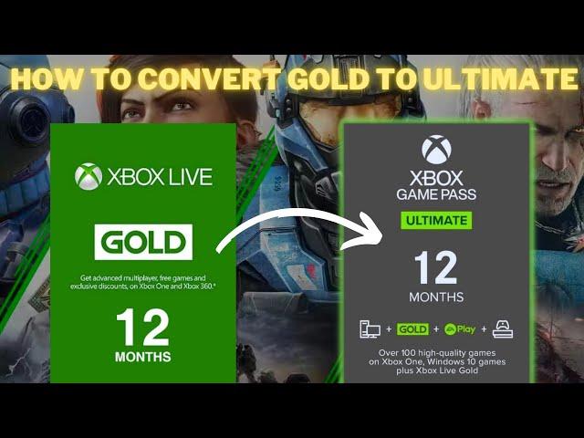 How to Convert Xbox Gold to Game Pass Ultimate