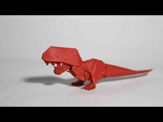 Origami T-rex tutorial with diagram - DIY (Henry Phạm)