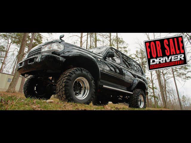 1994 Black FZJ81 Toyota Land Cruiser 80 Series For Sale JDM RHD