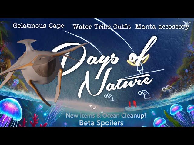 Days of Nature 2025  New Jellyfish Cape & Ocean Cleanup Event | Sky COTL Beta