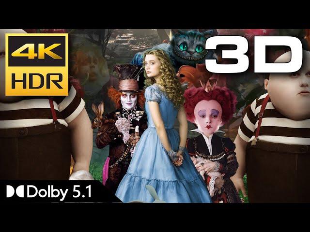 4K 3D HDR | Trailer - Alice in Wonderland | Dolby 5.1