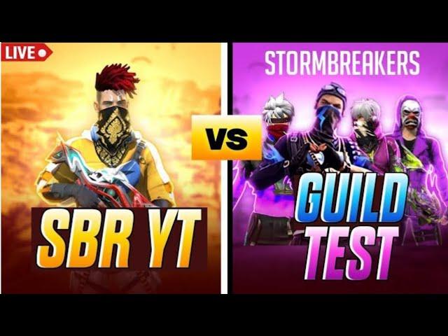 STORMBREAKERS GUILD TEST LIVE  1 VS 1  100% FAIR TESTING   #nonstopgaming #guildtest