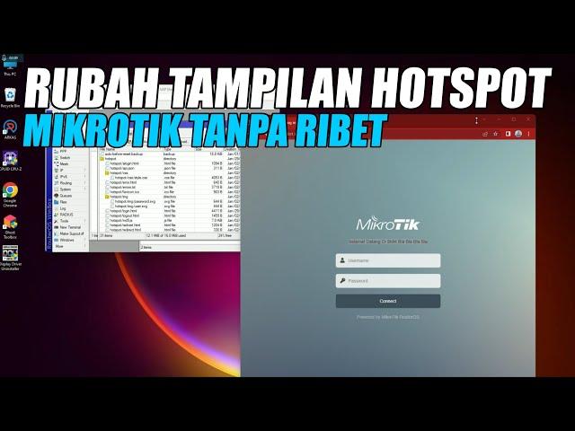 Tutorial Merubah Tampilan Tulisan Hotspot Pada Mikrotik Tanpa Ribet