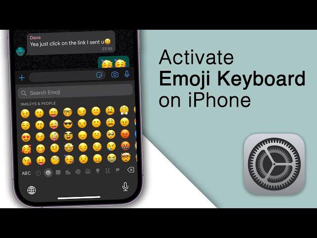 How to Add Emoji Keyboard on iPhone