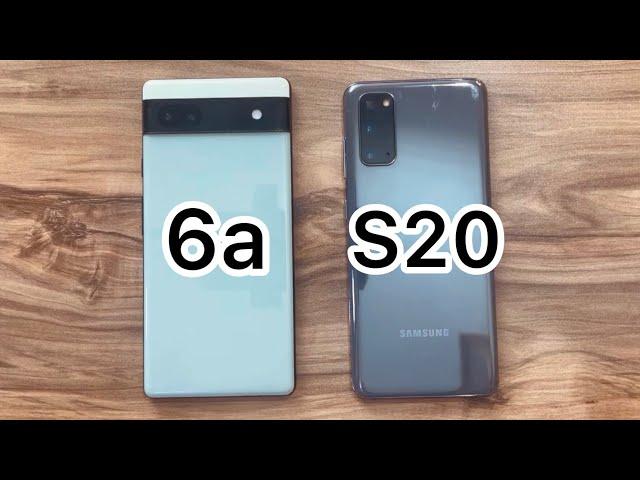 Google Pixel 6a vs Samsung Galaxy S20