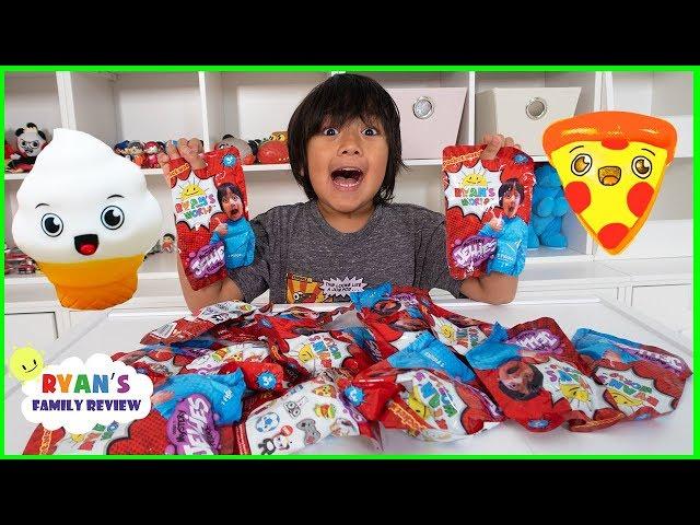 Ryan Surprise Toys Opening Challenge with Toy Jellies