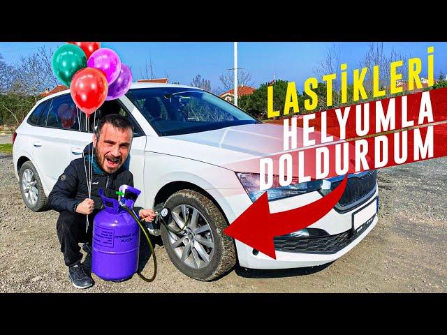 FILLING THE CAR TYRES WITH HELIUM | MYTH OR REAL