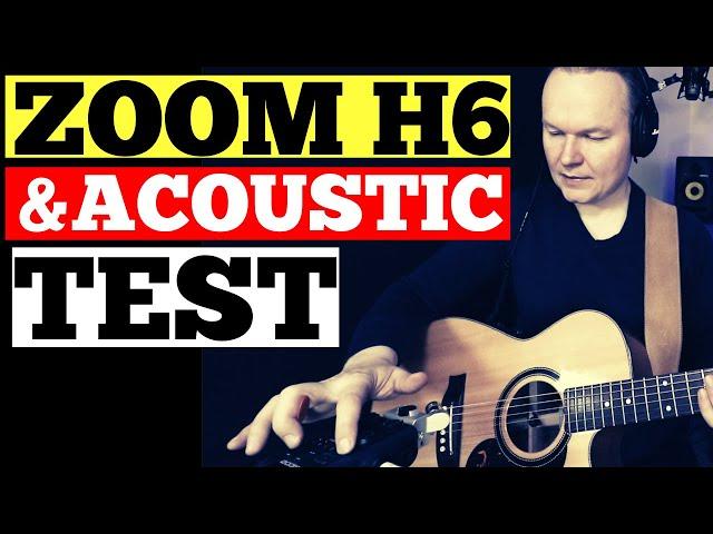 Recording Acoustic Guitar & Zoom H6 Recorder - Testing Mic Placements