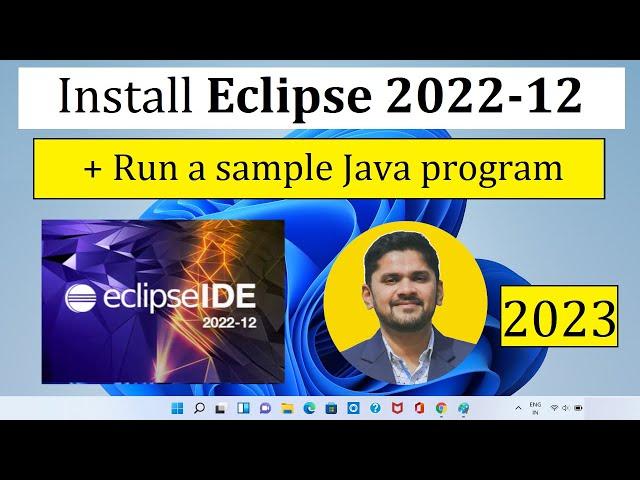How to install Eclipse IDE 2022-12 on Windows 11 | Updated 2023