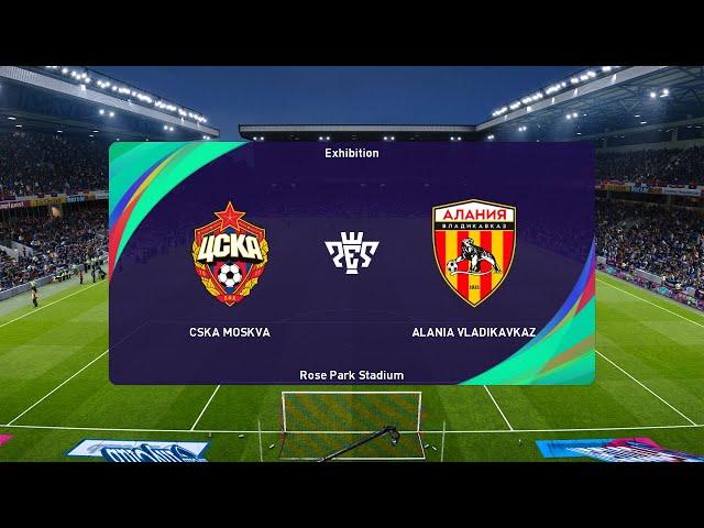 CSKA Moscow vs Alania Vladikavkaz (31/01/2023) Club Friendlies PES 2021