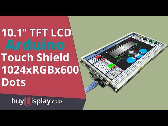 Arduino Tutorial: 10.1" TFT LCD Display RA8876 Module Touch Screen Shield 1024x600 with Arduino Due