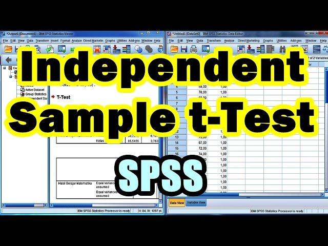 Cara Uji Beda Independent Sample t Test dengan SPSS Lengkap