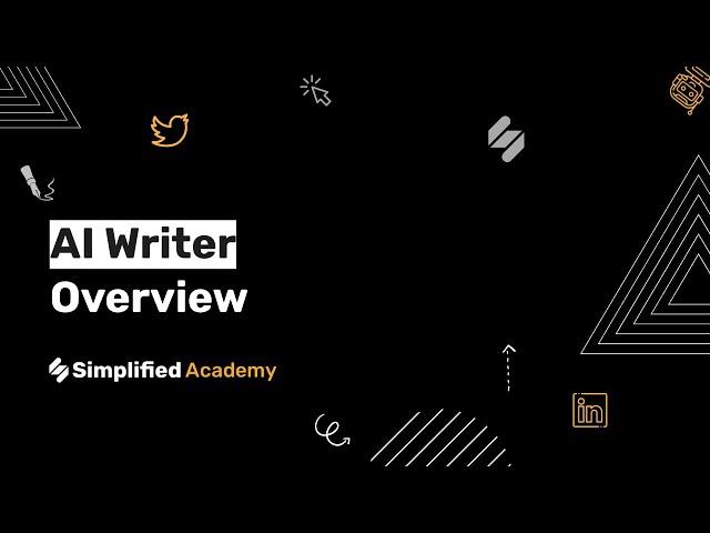 Simplified AI Writer Overview 