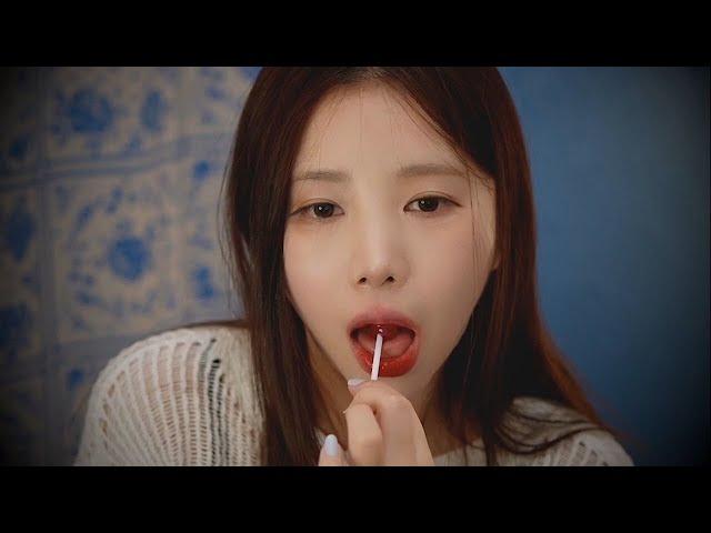 (ASMR_Sleep Aid) Yoon Ying: Savoring Sweet Candy and Seductive Ear Sounds