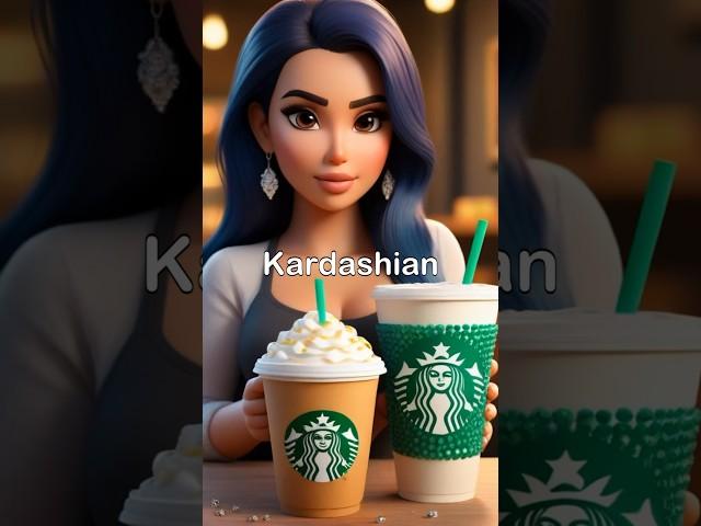 Kim Kardashian‘s new Starbucks diamond Frappuccino ￼￼| AI animation