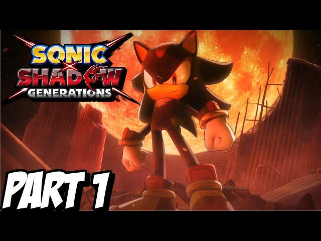 SONIC X SHADOW GENERATIONS Playthrough Gameplay Part 1