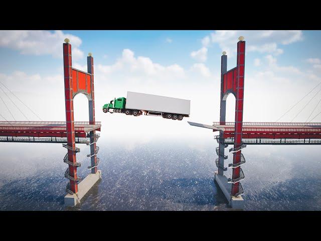 Cars Jumping through Open Bridge | Teardown