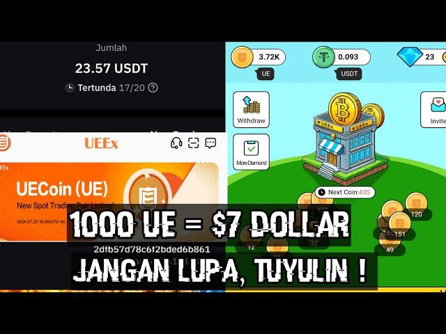 Tuyulin$7 INSTANS UECoin Miner Bot & Nanon Fish Airdrop Update 2024