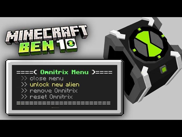 Ben 10 Addon - NEW omnitrix system