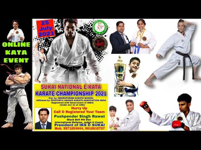 SUKAI NATIONAL E-KATA KARATE CHAMPIONSHIP | ONLINE KARATE CHAMPIONSHIP | INDIRAPURAM KARATE SCHOOL