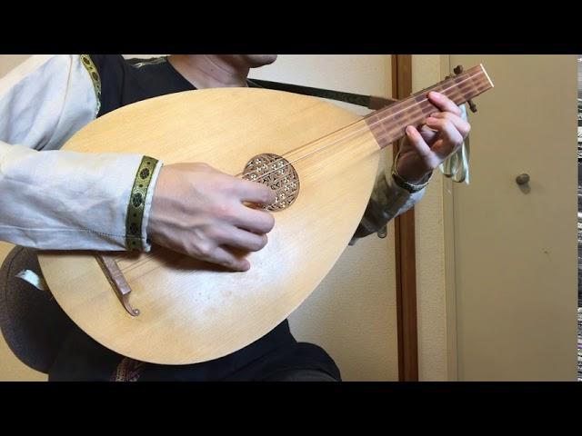 "Chanterai por mon coraige" : Guiot de Dijon(13th.C France) / Played with the Medieval Lute