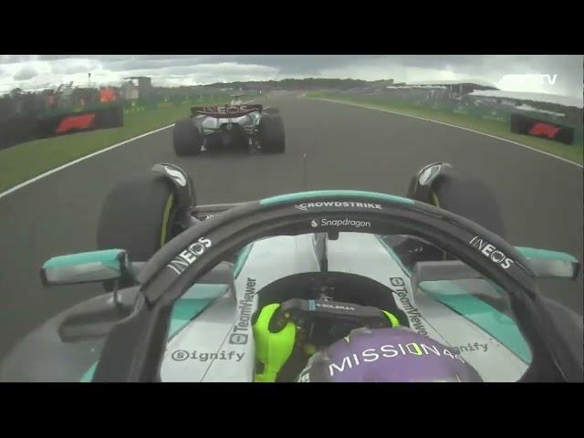 Good overtake Lewis Hamilton Onboard #britishgp #british #silverstone  #formula1