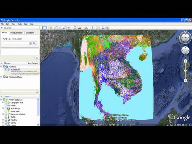 Import GIS data into Google Earth