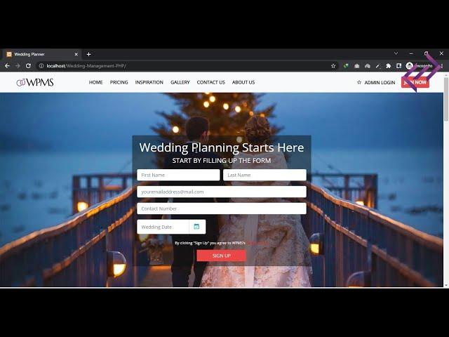 Wedding Management System Project in PHP MySQL with Source Code - CodeAstro