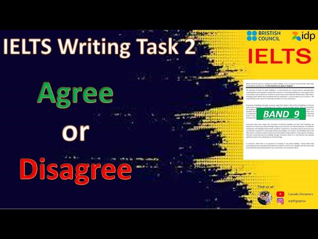 IELTS Essay Writing: Agree or Disagree