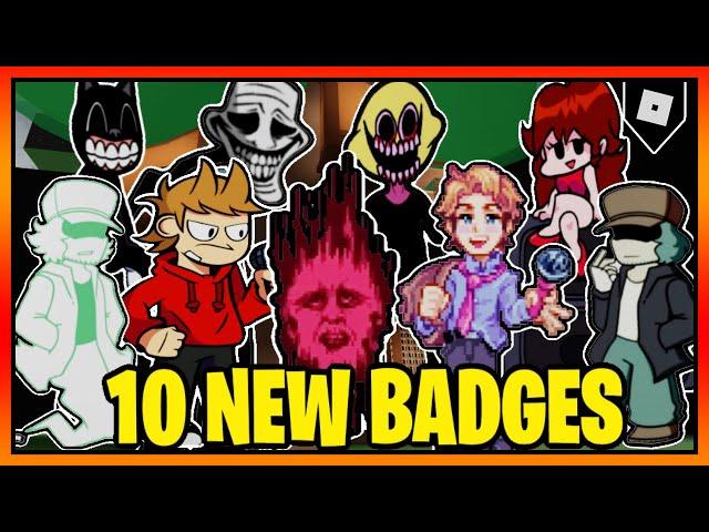 How to get ALL 10 NEW BADGES + FNF SKINS/MORPHS in TREVOR CREATURES KILLER 2 || Roblox