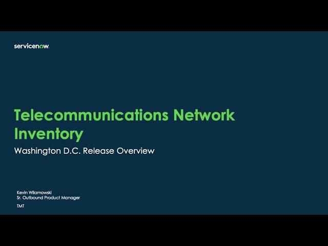 Telecom Network Inventory - Washington Overview