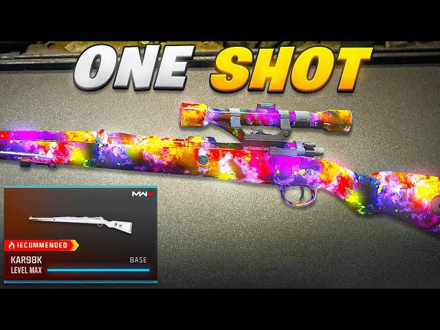 new *ONE SHOT* KAR98 is META in WARZONE 3!  (Best KAR98K Class Setup) - MW3