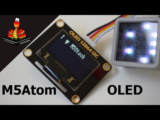 Enhancing M5 Atom with SSD1306 OLED Screen in Micropython