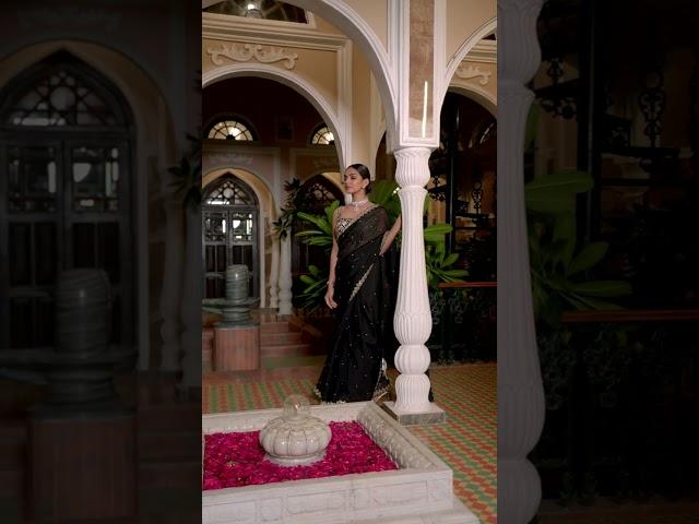 The Royal Noir Saree | The New Look | Matsya by Utkarsh Ahuja