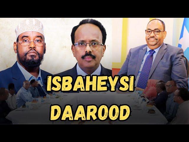 DEG DEG : Farmaajo oo markii ugu horeysay Af Daarood ku hadlay, Lana saftay Deni iyo Axmed Madoobe.