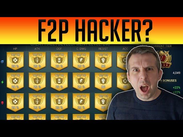 IS THIS F2P PLAYER HACKING OR BRILLIANT? EVERYONE SHOULD WATCH THIS! | Raid: Shadow Legends