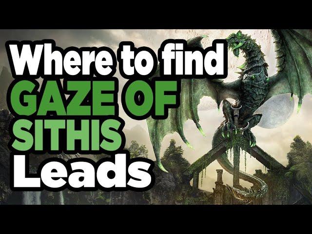 ESO - Gaze Of Sithis Lead Locations