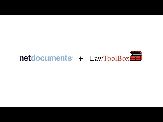 NetDocuments + LawToolBox