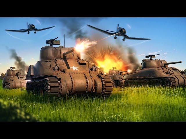 BIGGEST TANK INVASION in War Thunder!