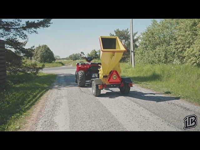 Incredible Powerful Wood chipper G2 - NOW Road legal